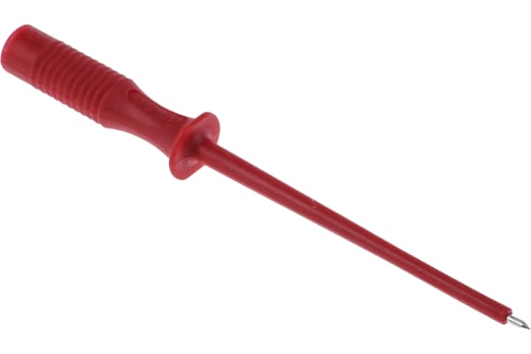 Product image for RED LOW VOLTAGE PROBE,2MM PLUG