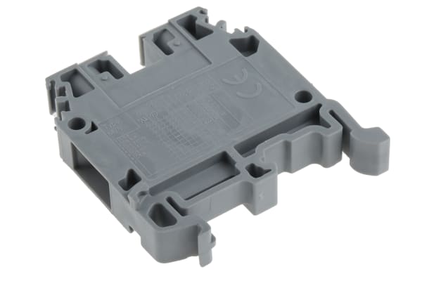 Product image for STANDARD GREY DIN RAIL TERMINAL,6SQ.MM