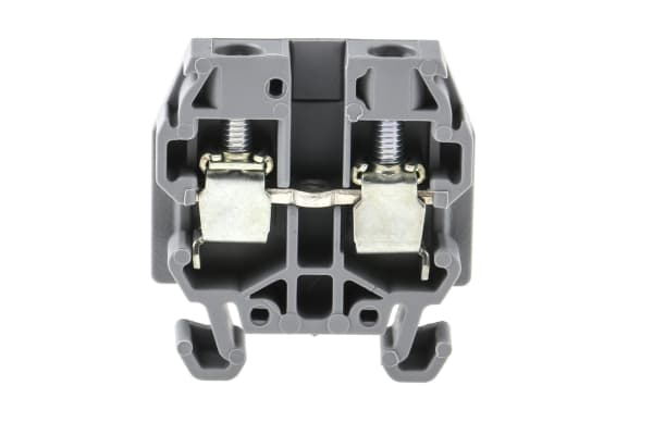 Product image for GREY MINIATURE DIN RAIL TERMINAL BLOCK