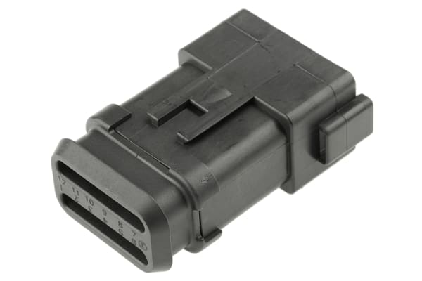 Product image for DT RECEPTACLE 12 PIN C/W BOOT ADAPTOR