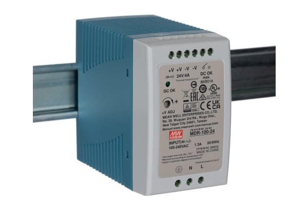 Product image for MDR-100-24 MINI DIN RAIL,24V 4A