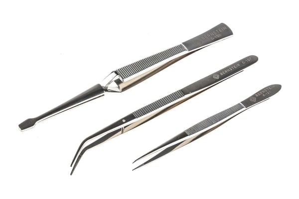 Product image for 3-PIECE SET OF ENGINEER?S TWEEZERS