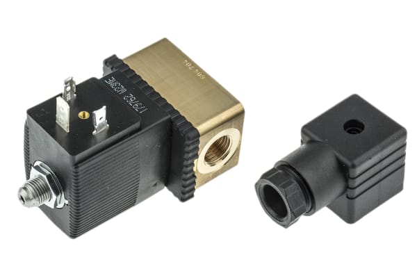 Product image for GP 3 WAY SOLENOID VALVE,1/4IN 24VDC N/C