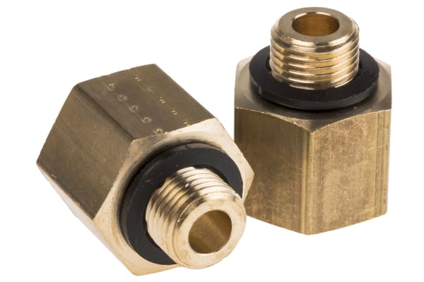 Product image for BRASS INCREASER,1/8 BSPP MX1/4IN BSPP F