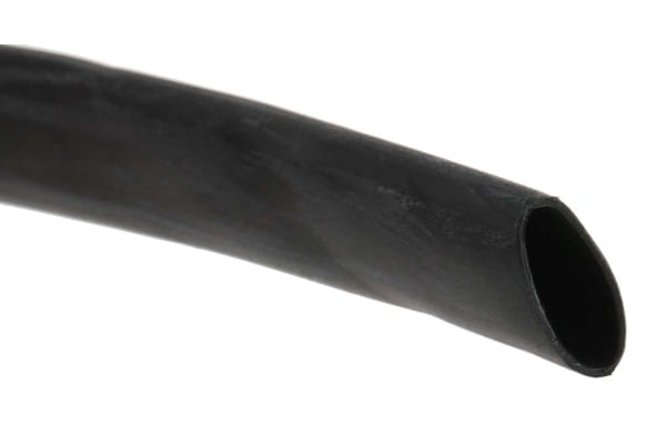 Product image for HEATSHRINK 9-3MM 3:1 BLACK HIS-A