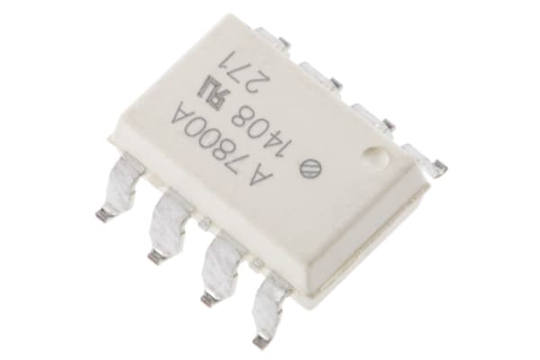 Product image for HCPL-7800A-300E Broadcom, Isolation Amplifier, 5 V, 8-Pin PDIP SMD