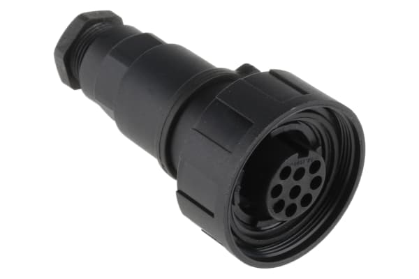 Product image for IP68 9 WAY CABLE SOCKET,5A