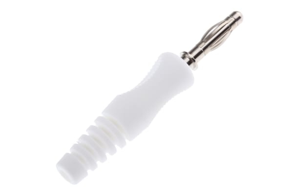 Product image for WHITE CAGE SPRING PLUG,4MM