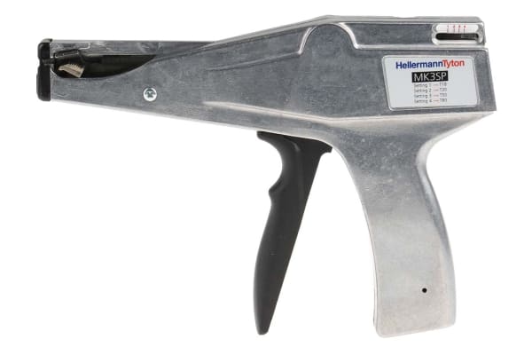 Product image for HellermannTyton Cable Tie Gun, 4.8mm Capacity