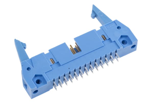 Product image for 26 way male straight side latch header