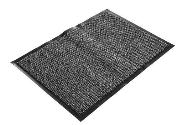 Product image for ENTRANCE MAT BLACK/STEAL 0.6M X 0.9M