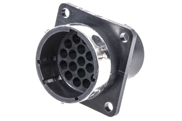 Product image for QM 19 WAY CHASSIS MOUNT PLUG SHELL