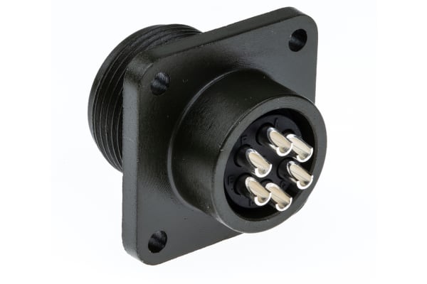 Product image for Amphenol MS Series 6 way chassis socket