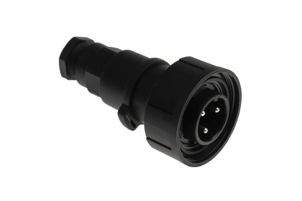 Product image for IP68 3 way cable plug,10A