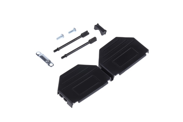 Product image for MH Connectors MHDPPK-SLIM Polyamide D-sub Connector Backshell, 25 Way, Strain Relief