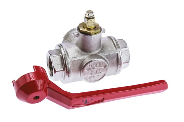 Product image for Lport ball valve,1/2in BSP female thread