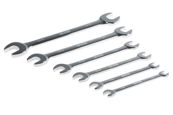Product image for 6 Piece MM Double Open End Spanner Set