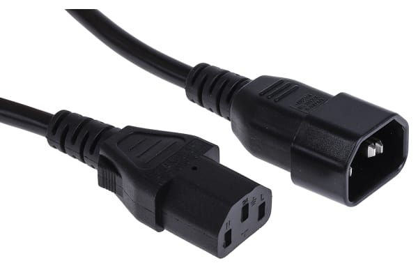 Product image for Power Cord C13 to C14 2m