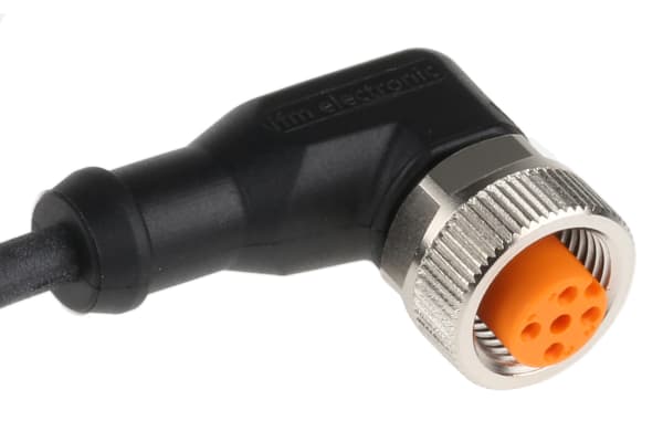 Product image for CONNECTION LEAD, M12 4 PIN, ANGLED 10M