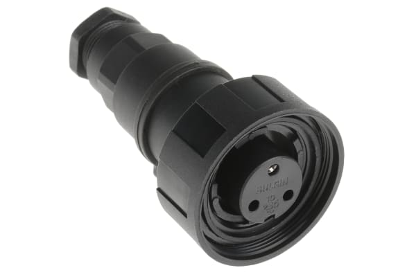 Product image for IP68 3 way cable socket,10A