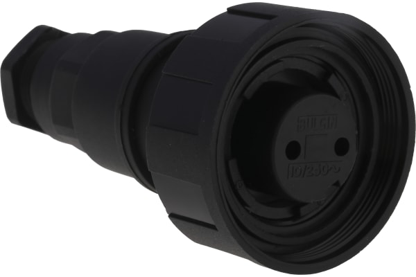 Product image for IP68 2 way cable socket,10A