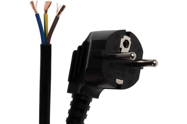 Product image for Power Cord Schuko one end 2m