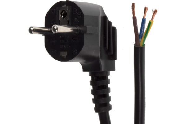 Product image for Power Cord Schuko one end 3m