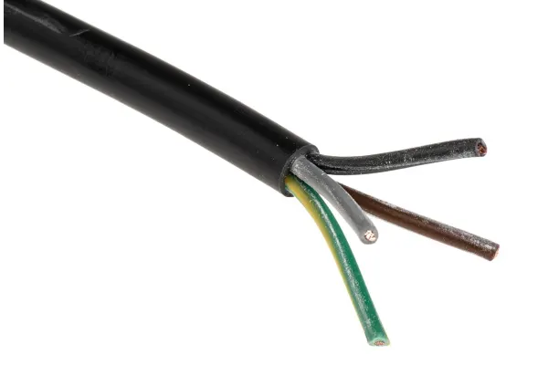 Product image for 0.75mm 3184Y Black Cable