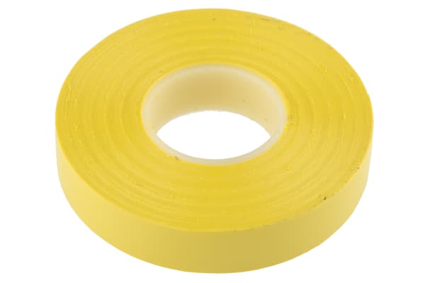 Product image for PVC INSULATING TAPE YELLOW 20MX12MM AT7