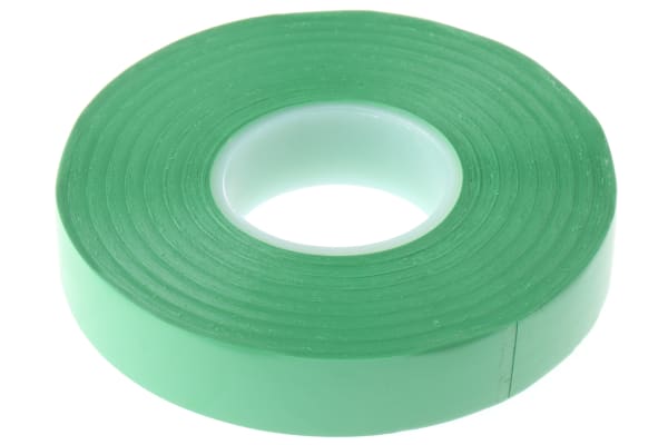 Product image for PVC INSULATING TAPE GREEN 20MX12MM AT7