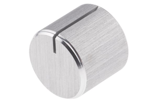 Product image for Natural finish aluminium knob,16mm dia