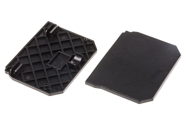 Product image for Endplate for fused terminals black