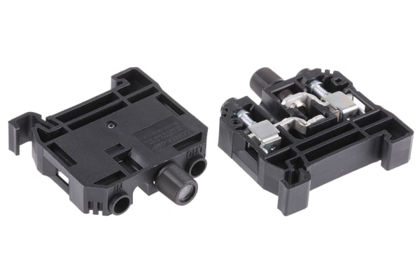 Product image for Screwcap fused terminal for 5x25mm black