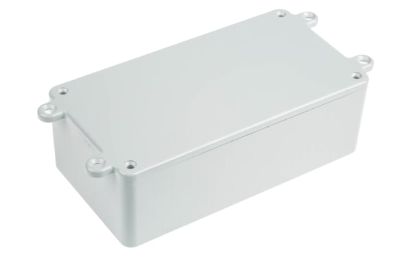 Product image for GREY ABS BOX W/FLANGED LID,120X65X40MM