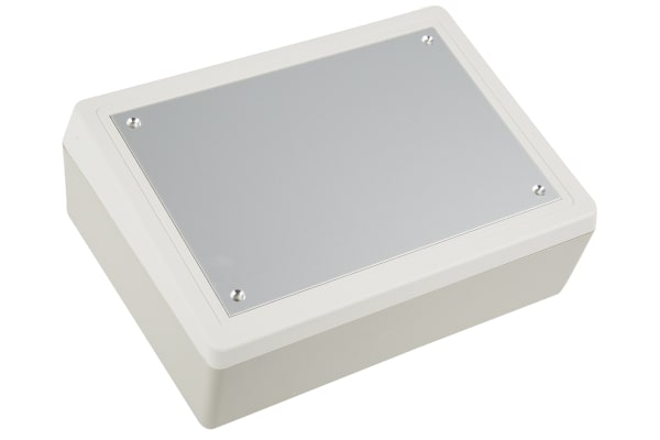 Product image for ALUMINIUM SLOPED PANEL CASE,190X138X70MM