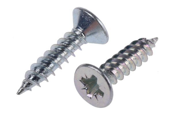 Product image for 2 thread csk head woodscrew,No.8x3/4in