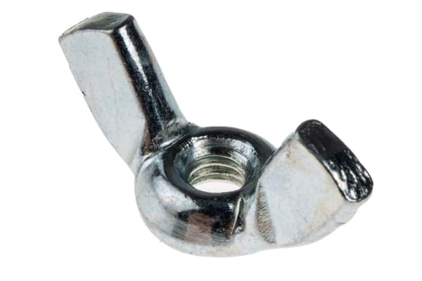 Product image for Zinc plated steel wing nut,M4