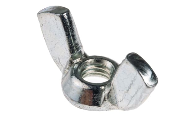 Product image for Zinc plated steel wing nut,M6