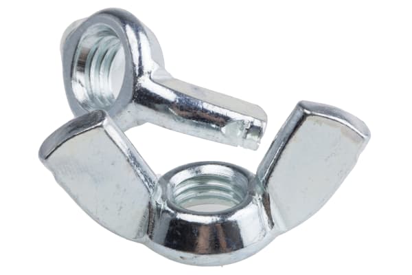 Product image for Zinc plated steel wing nut,M12