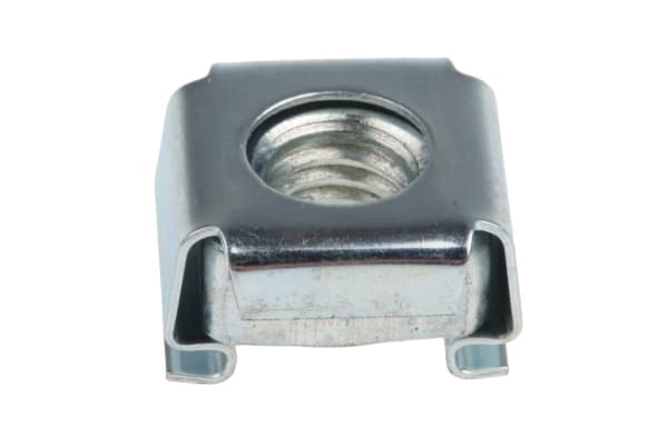 Product image for ZnPt steel narrow type caged nut,M6