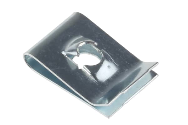 Product image for ZnPt spring steel captive nut,M4