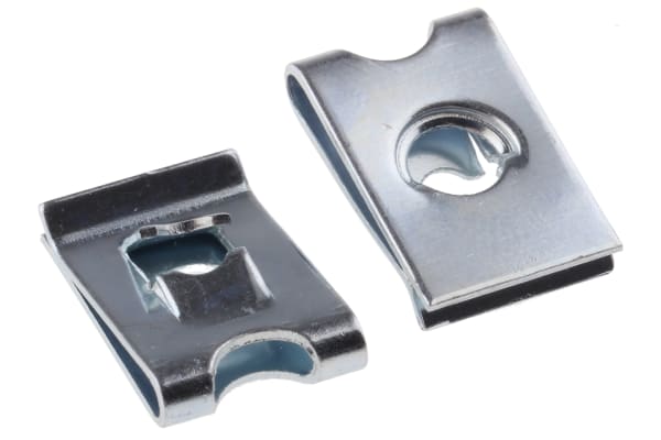 Product image for ZnPt steel self tapping captive nut,No.8