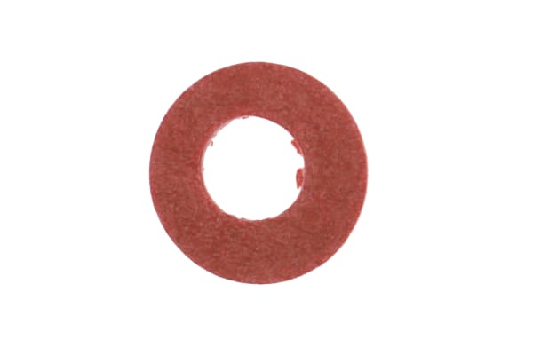 Product image for Red vulcanised fibre washer,M3