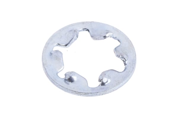 Product image for Zinc plated steel shakeproof washer,M3