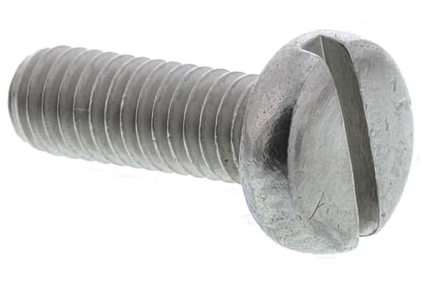 Product image for A2 s/steel slot pan head screw,M4x12mm