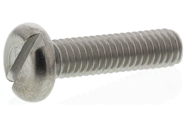 Product image for A2 S/STEEL SLOT PAN HEAD SCREW,M4X16MM