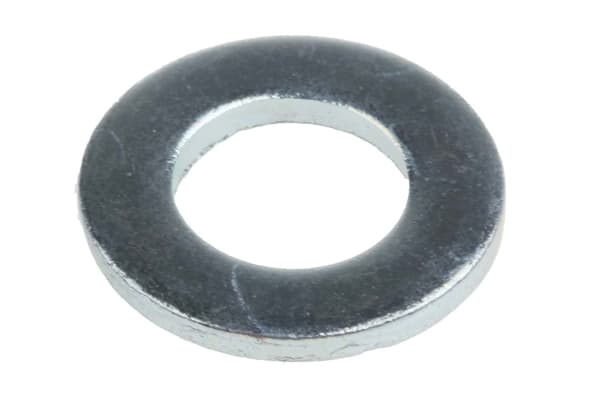 Product image for Zinc plated steel plain washer,M10