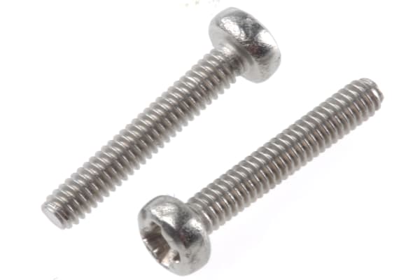 Product image for A2 s/steel cross pan head screw,M2x12mm