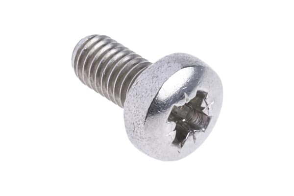 Product image for A2 s/steel cross pan head screw,M3x6mm