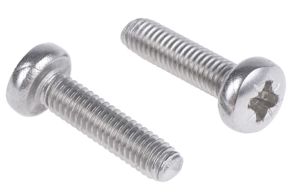 Product image for A2 s/steel cross pan head screw,M4x16mm